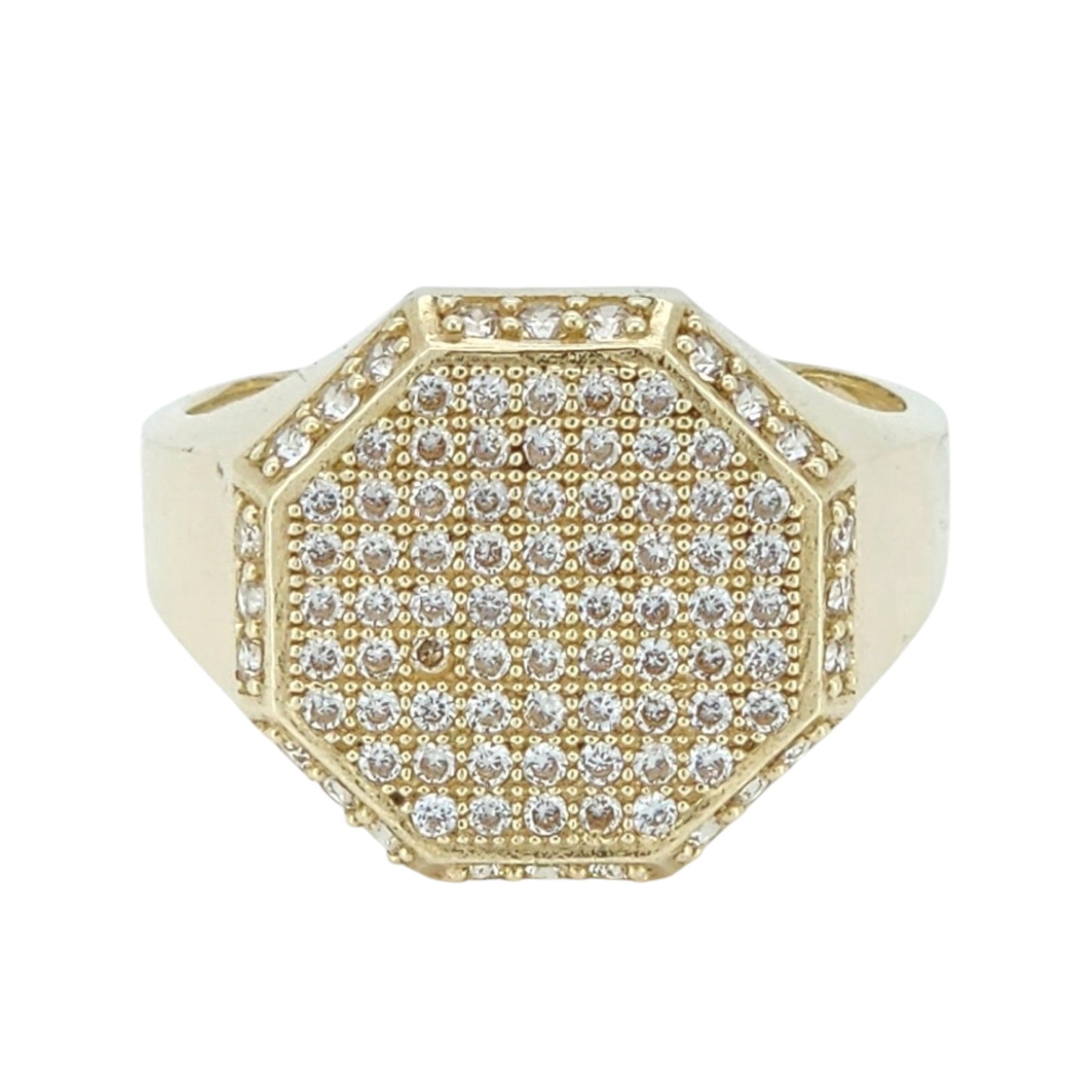 10k Gold CZ Men’s Ring Size 11