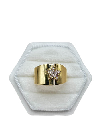 14k star ring size 7