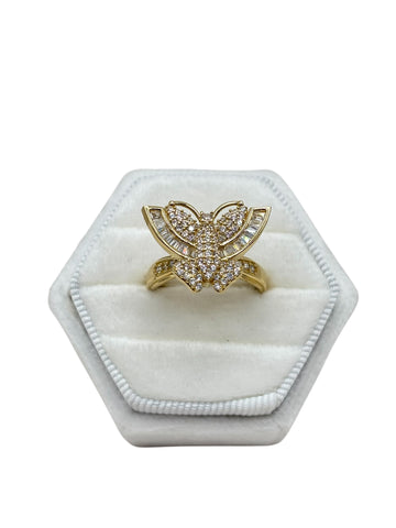 14k dragonfly ring size 7