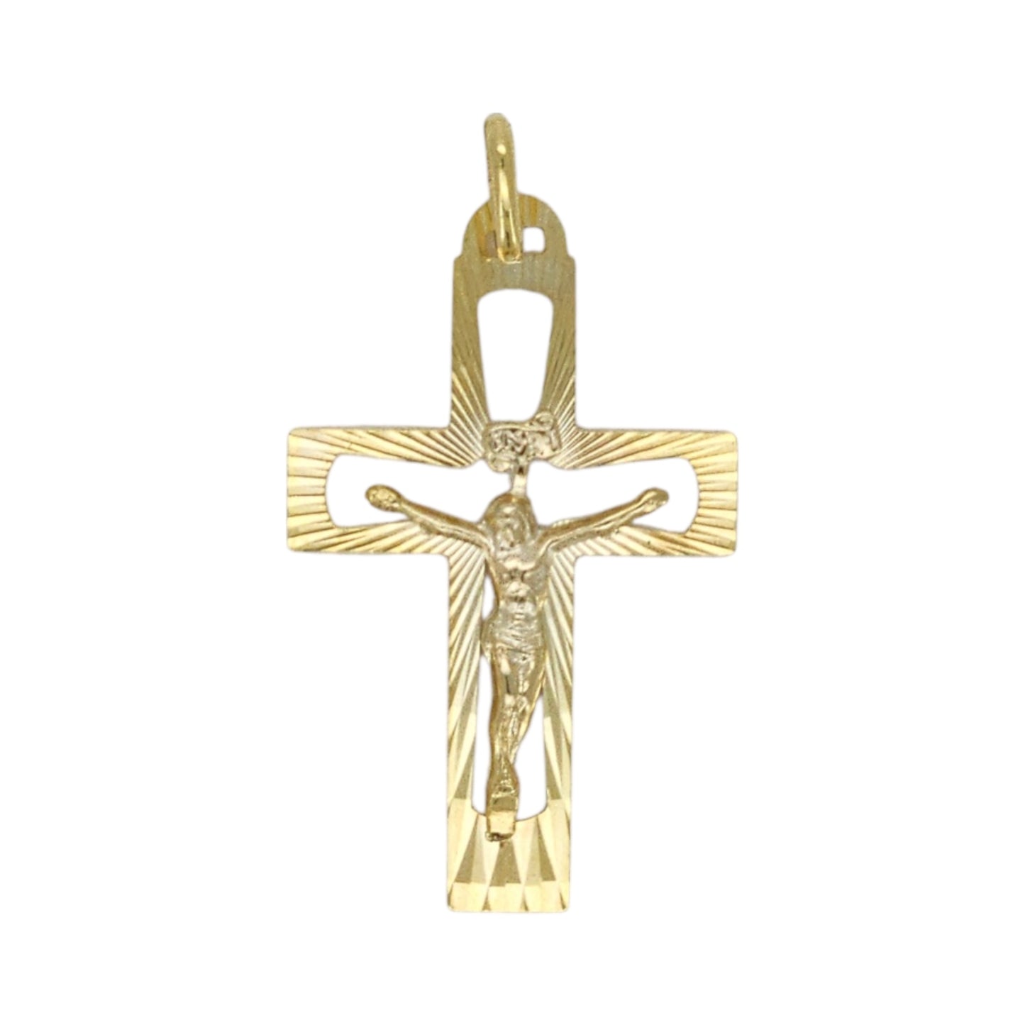 10k Gold Crucifix pendant