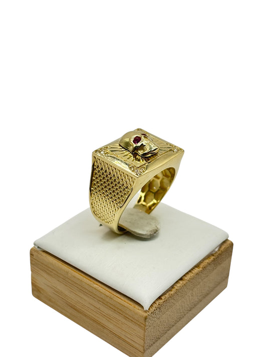 10k gold skull ring. Size 10