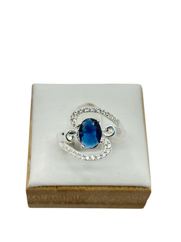 925 Silver ring .Size 6