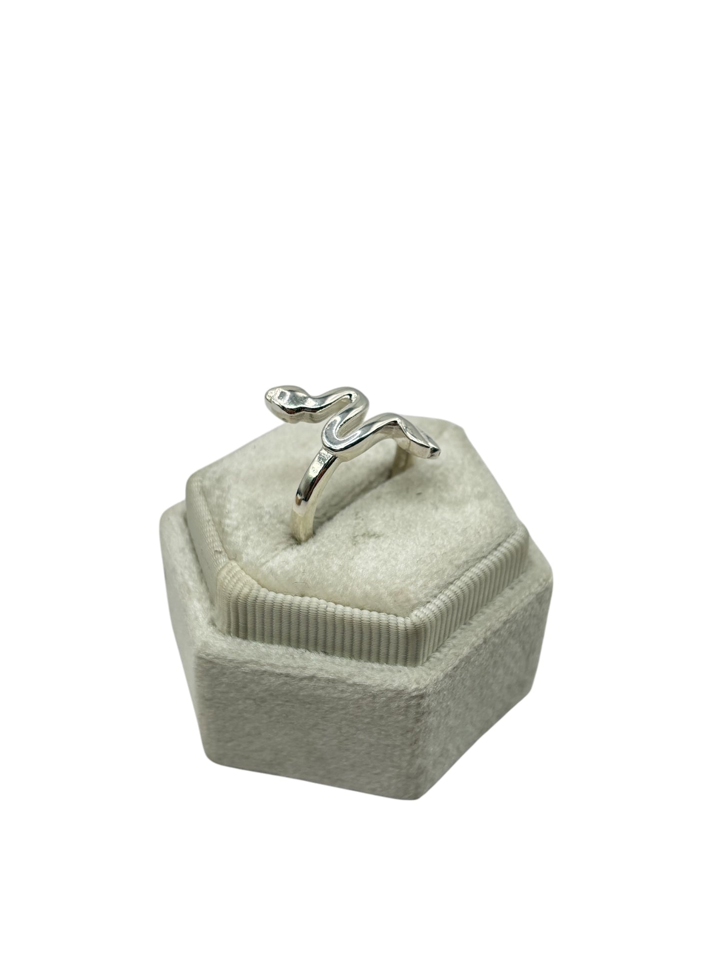 925 snake silver ring size 6