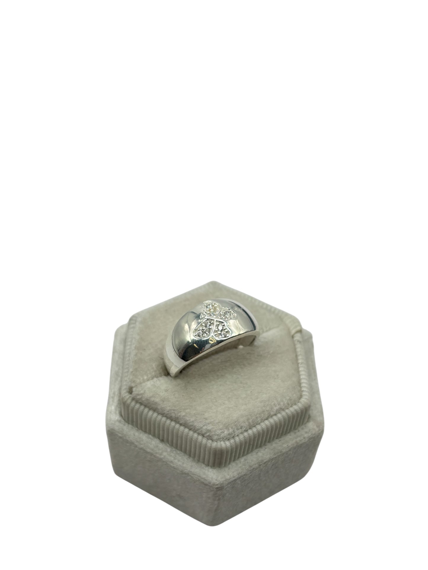 925 silver butterfly ring size 7