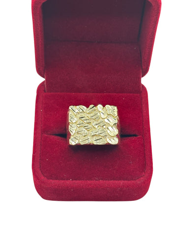 10k nugget ring size 10