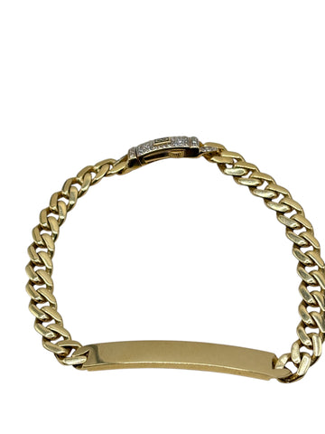 14k ID bracelet 7.5in 5.6mm