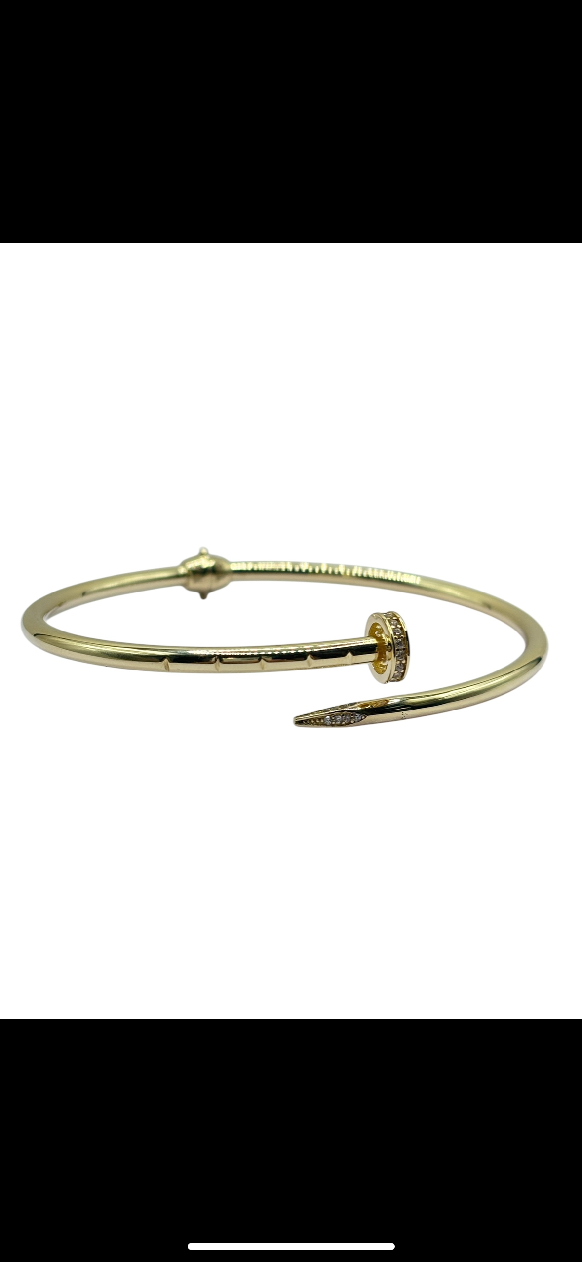 10k Nail bracelet