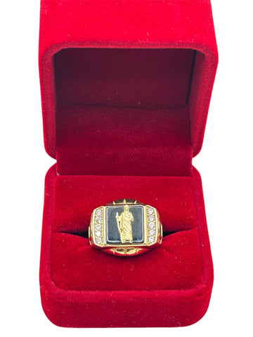 10k Gold Saint Jude ring size 9