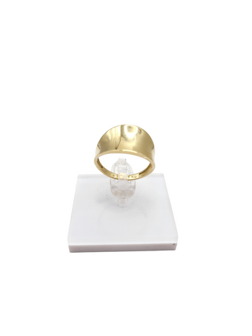 14K gold ring. Plain. Size 8.5