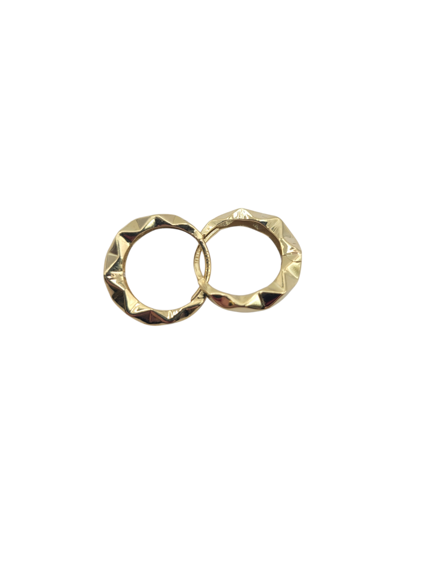 14K gold earrings. starry