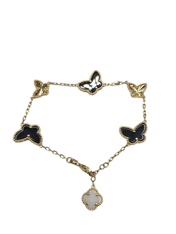14k gold bracelet. 7.5 - 8 in