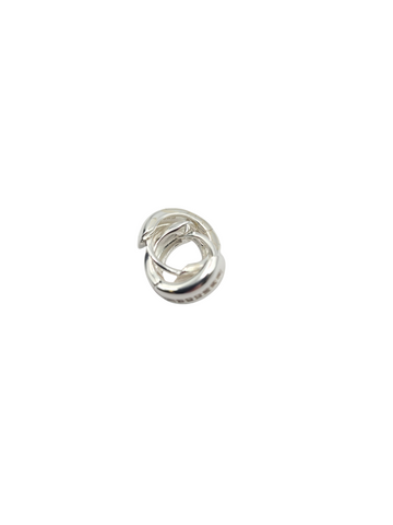 925 silver earrings. CZ stone. Size 1