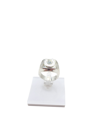 Silver ring. Horseshoe. Size 8.5