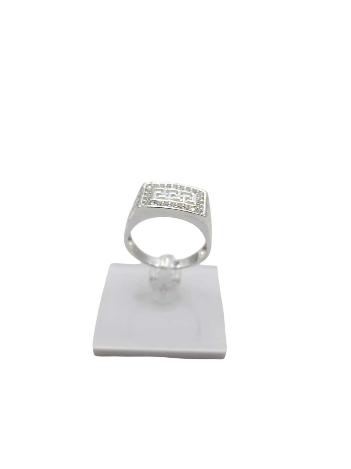 925 silver ring. labyrinth. Size 12