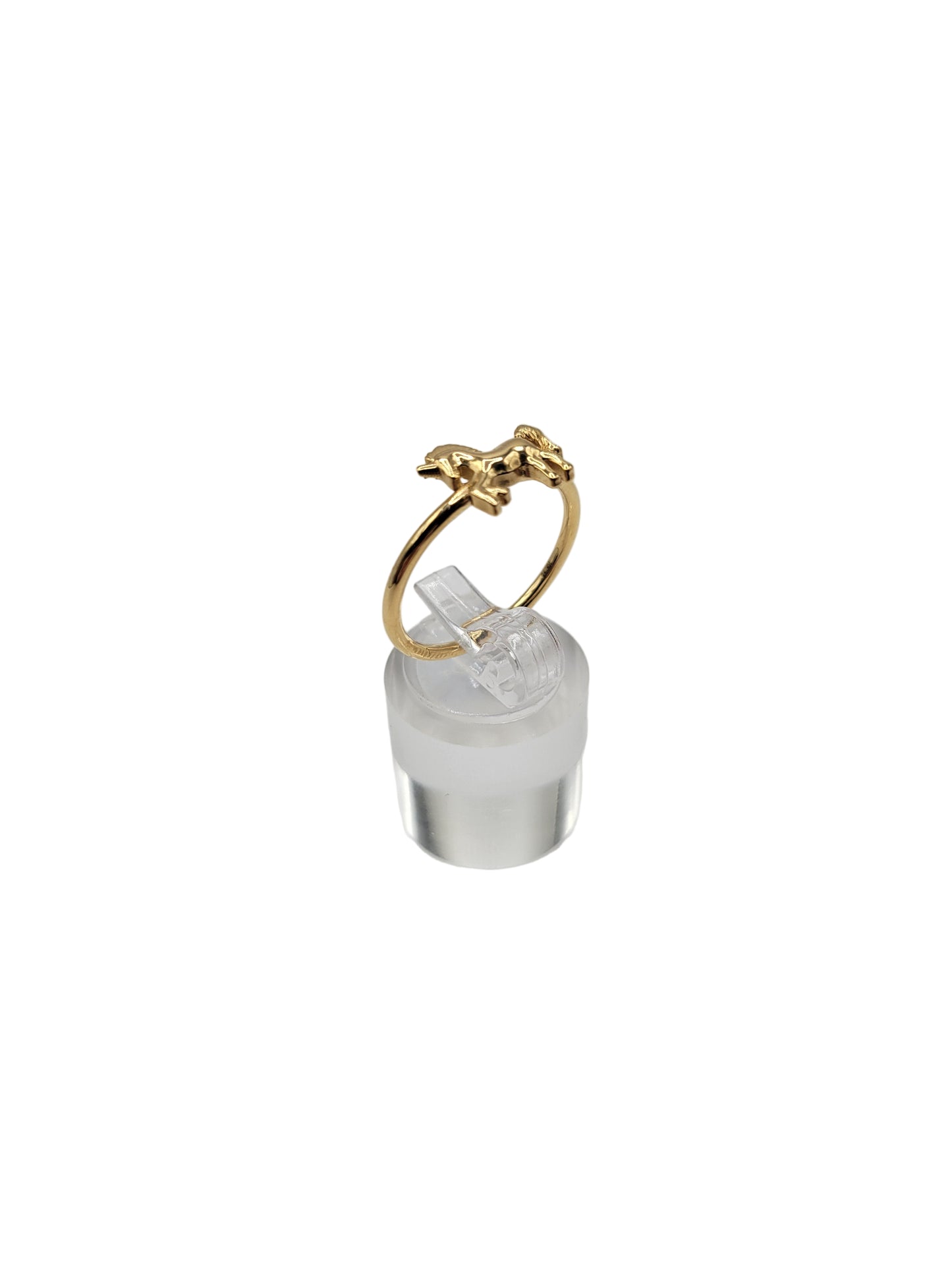10K gold unicorn ring. Size 8.5