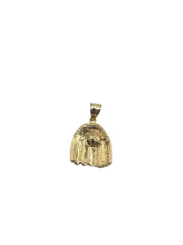 10K gold baseball glove and ball pendant.