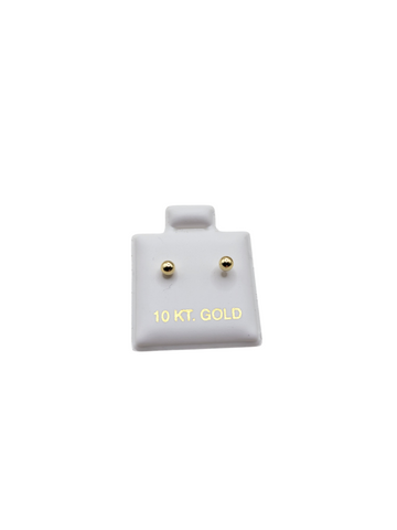 10K gold earrings. Sleeper style.