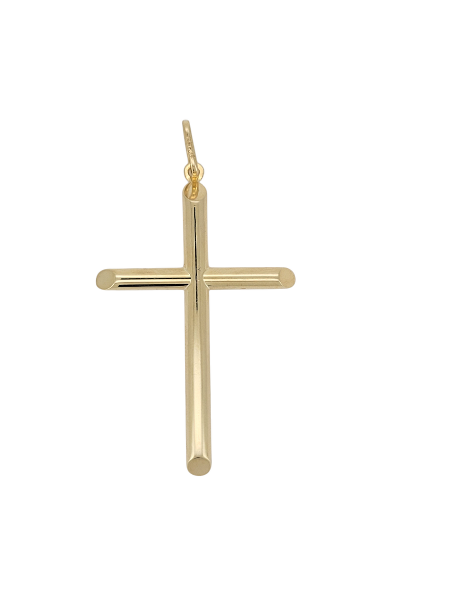 10K gold pendant. Plain cross.