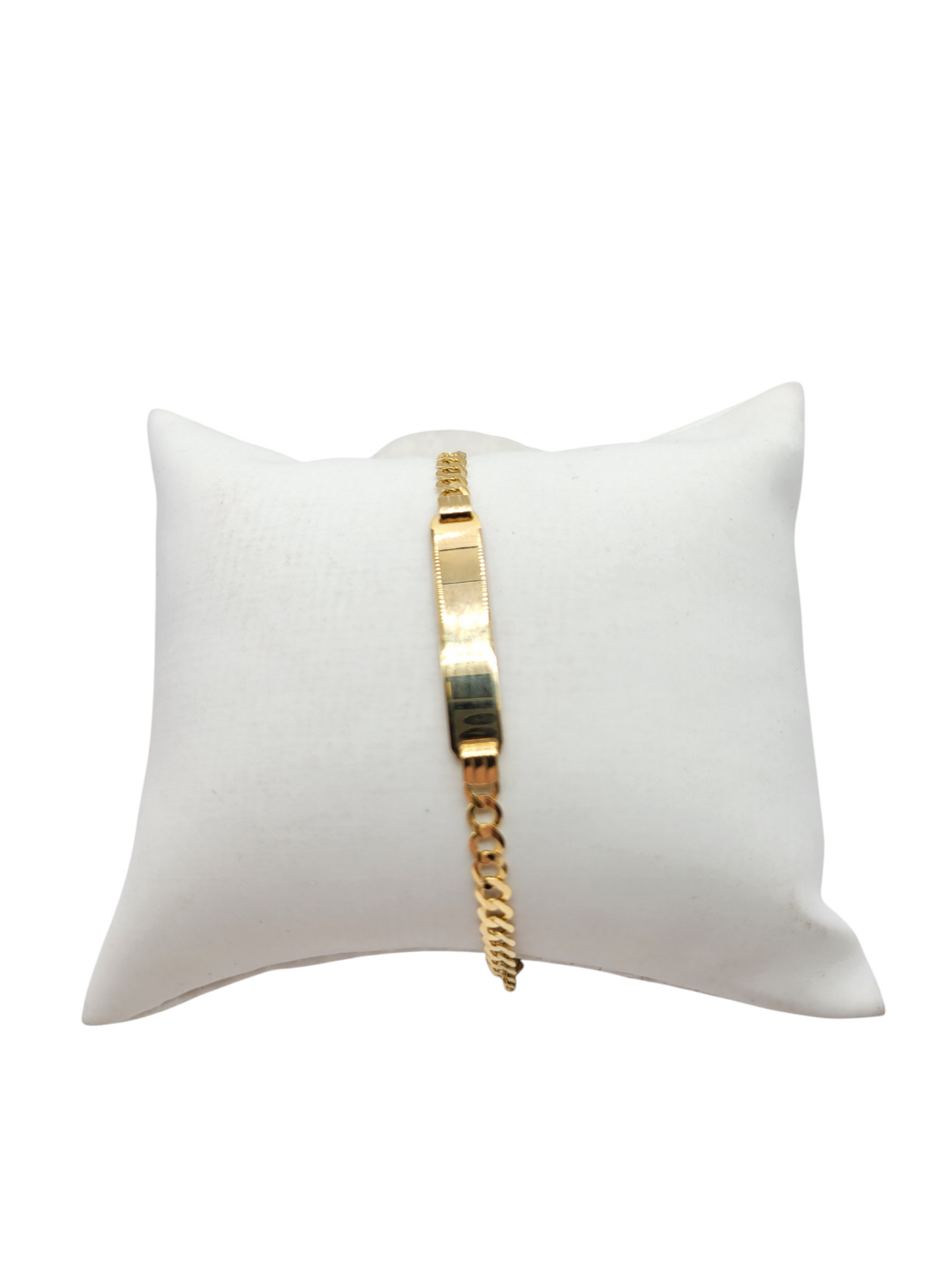10K gold bracelet. Baby . 6in. 4mm.