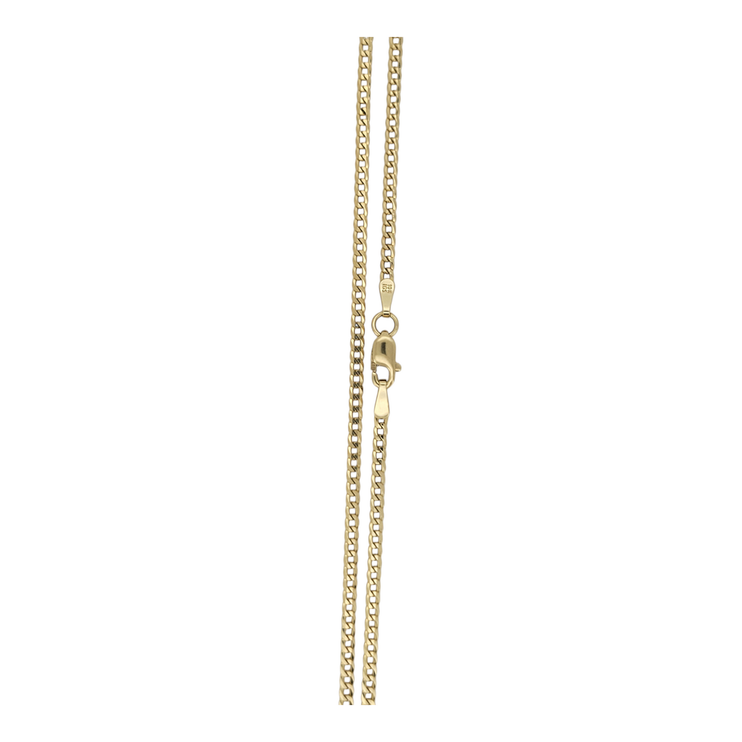 10K gold Cuban chain. 24in. 2mm