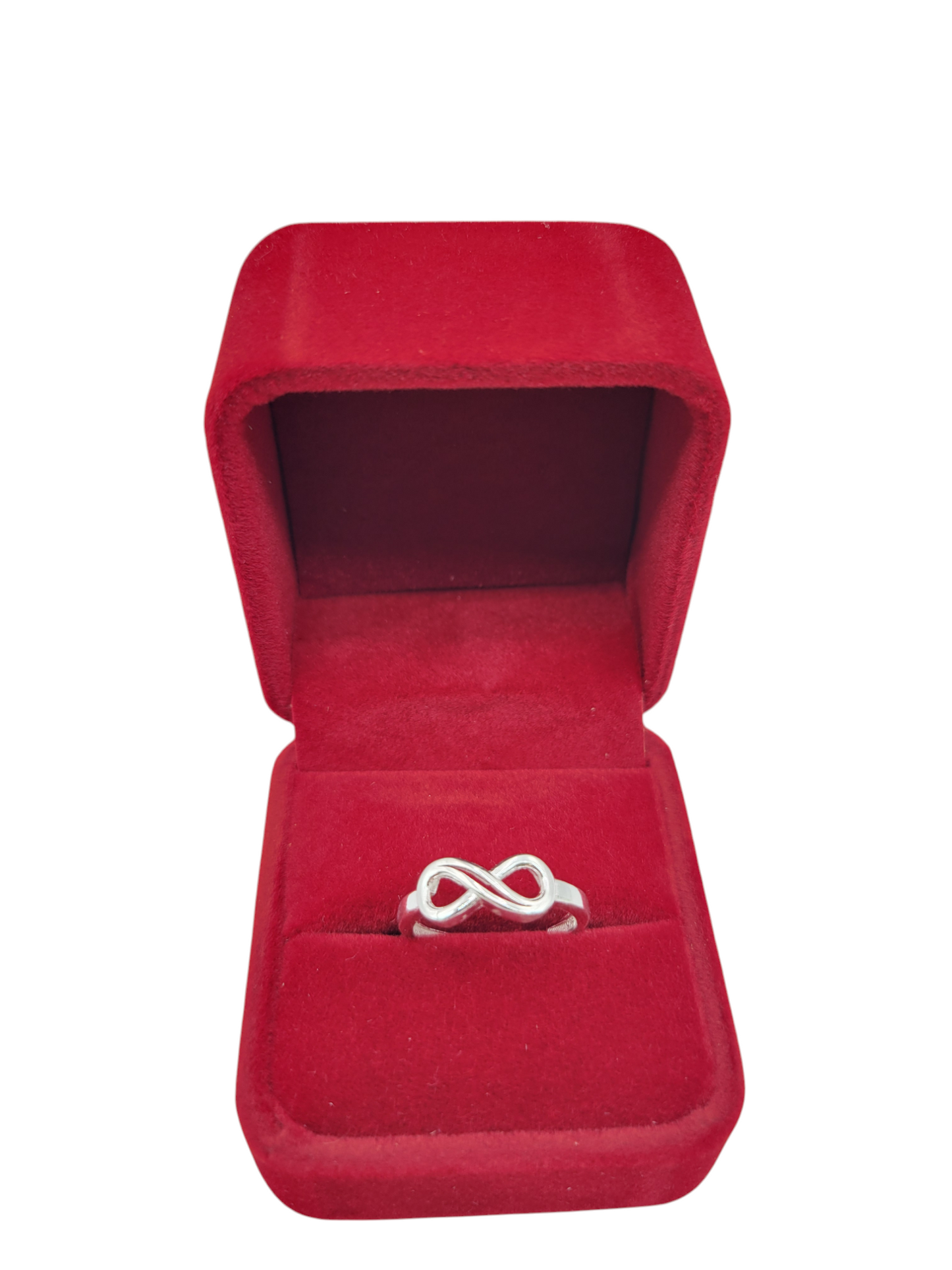 925 silver ring. Infinity symbol. Size 6.5