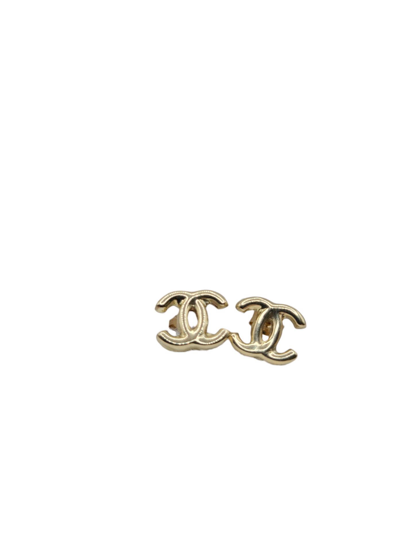 14K gold earrings. Plain CC.