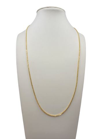 10K Gold Franco chain. Plain .20in . 1.5mm