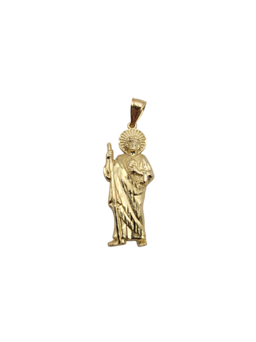 10K gold Saint Jude pendant. Plain