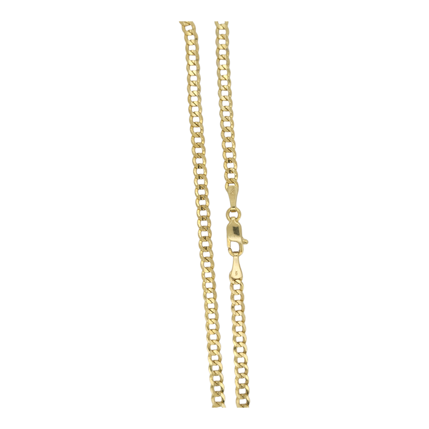 10K gold cuban chain. Solid . 22in . 4mm