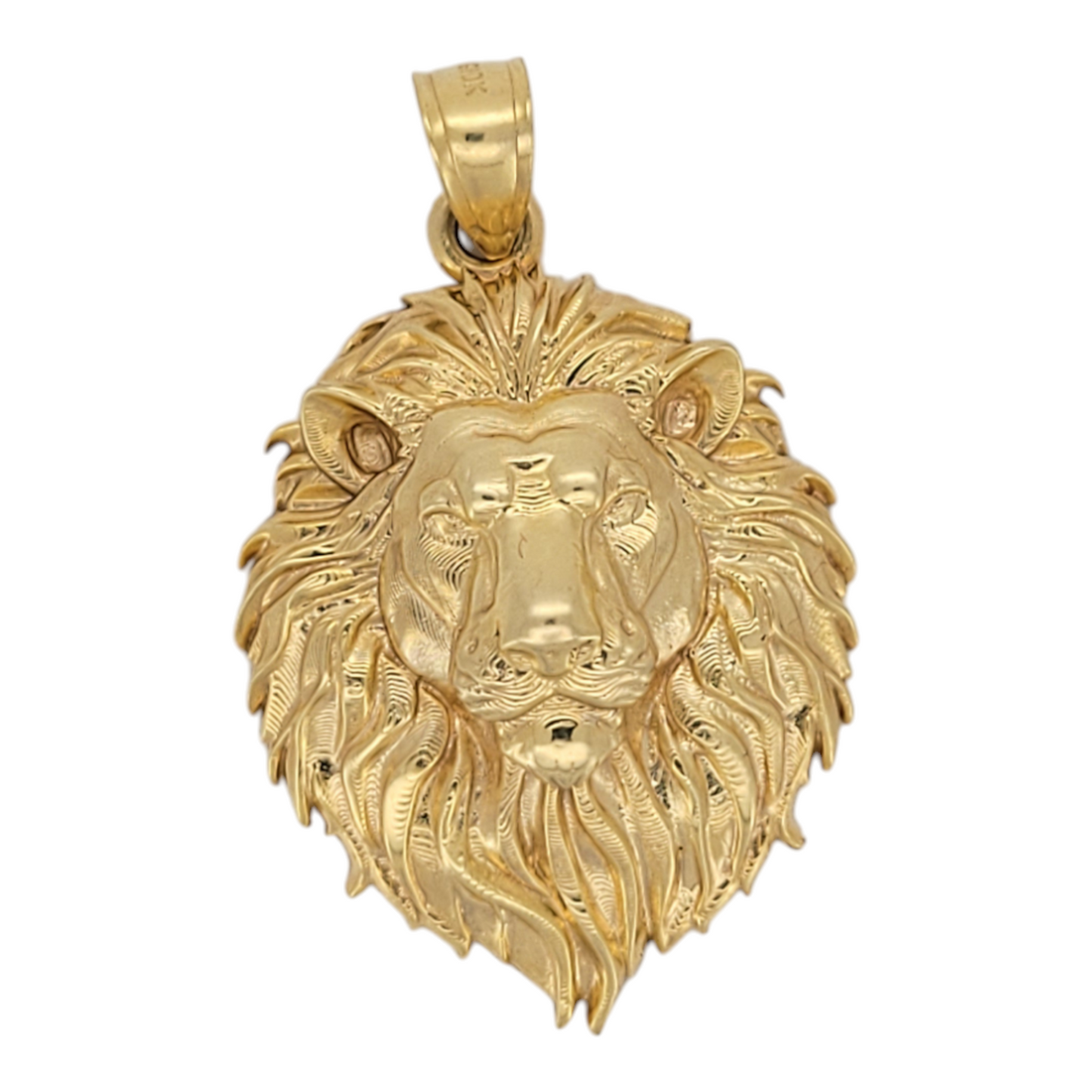 10K gold pendant. Lion