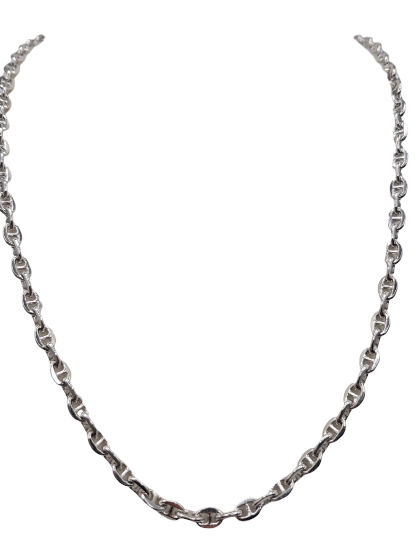 925 silver chain. Sailor link. 24 inches. 5 mm.
