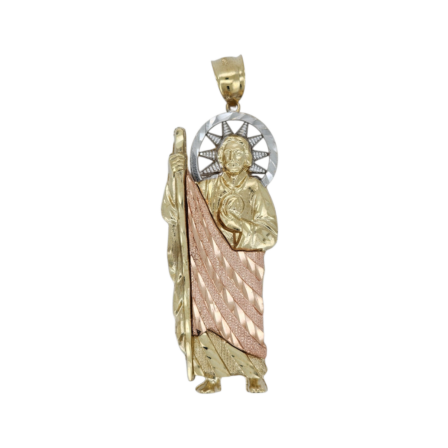 10k Gold St Jude Pendant