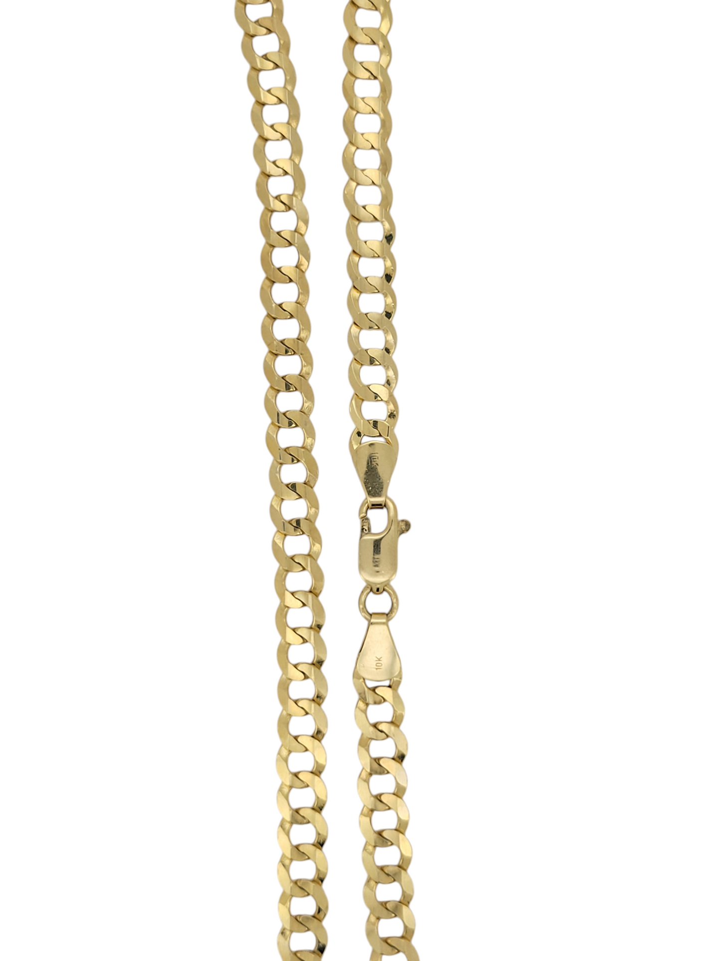 10K Gold Cuban Chain. 20in . 6mm