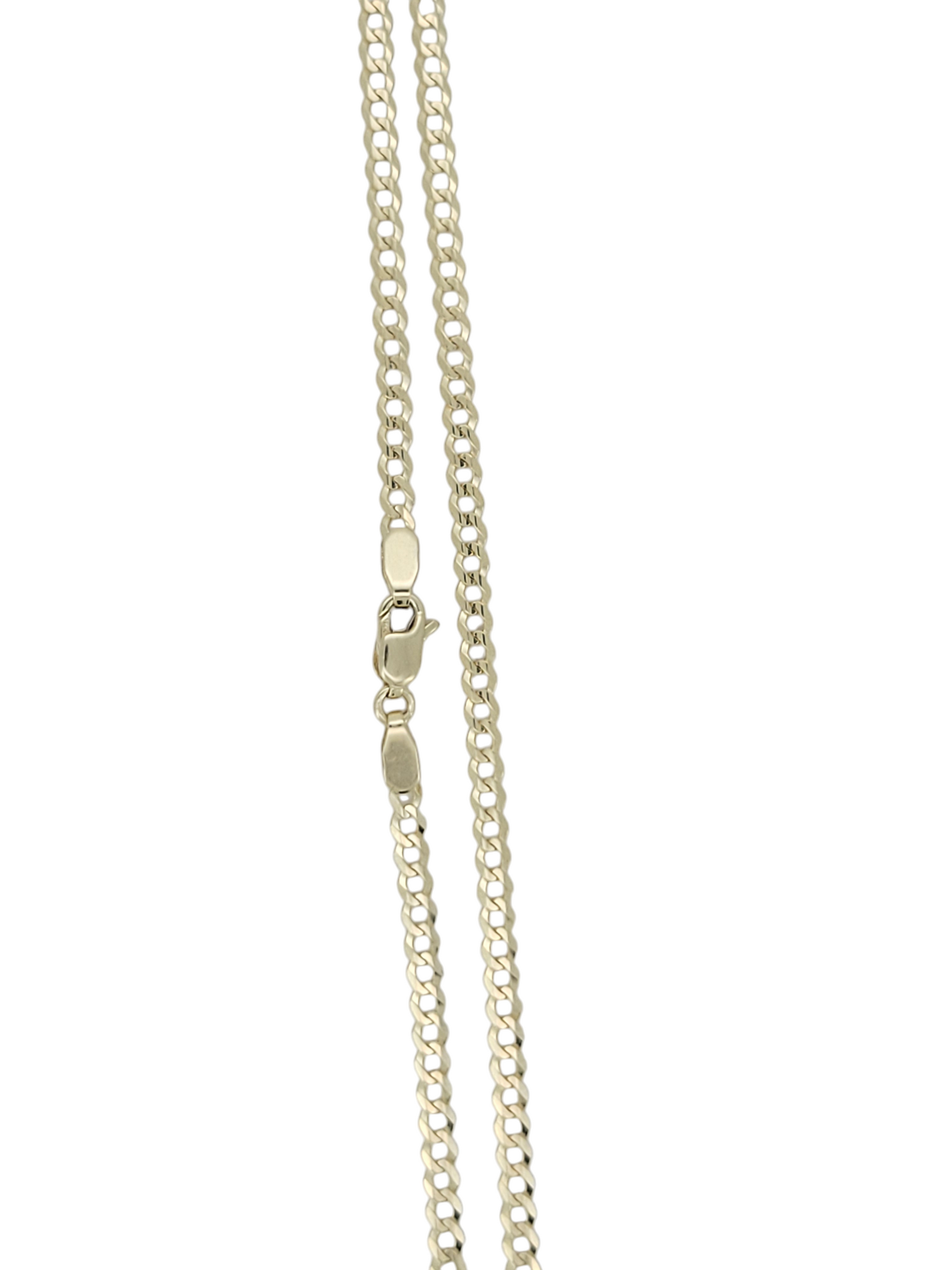 Solid 14K gold Cuban chain. Brilliant cut style. 20in .2mm
