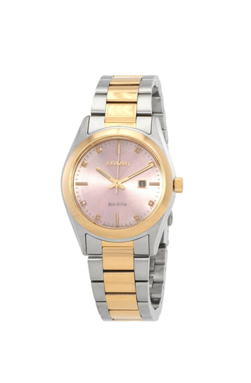 Citizen
Diamond Pink Dial Watch
Item No. EW2706-58X