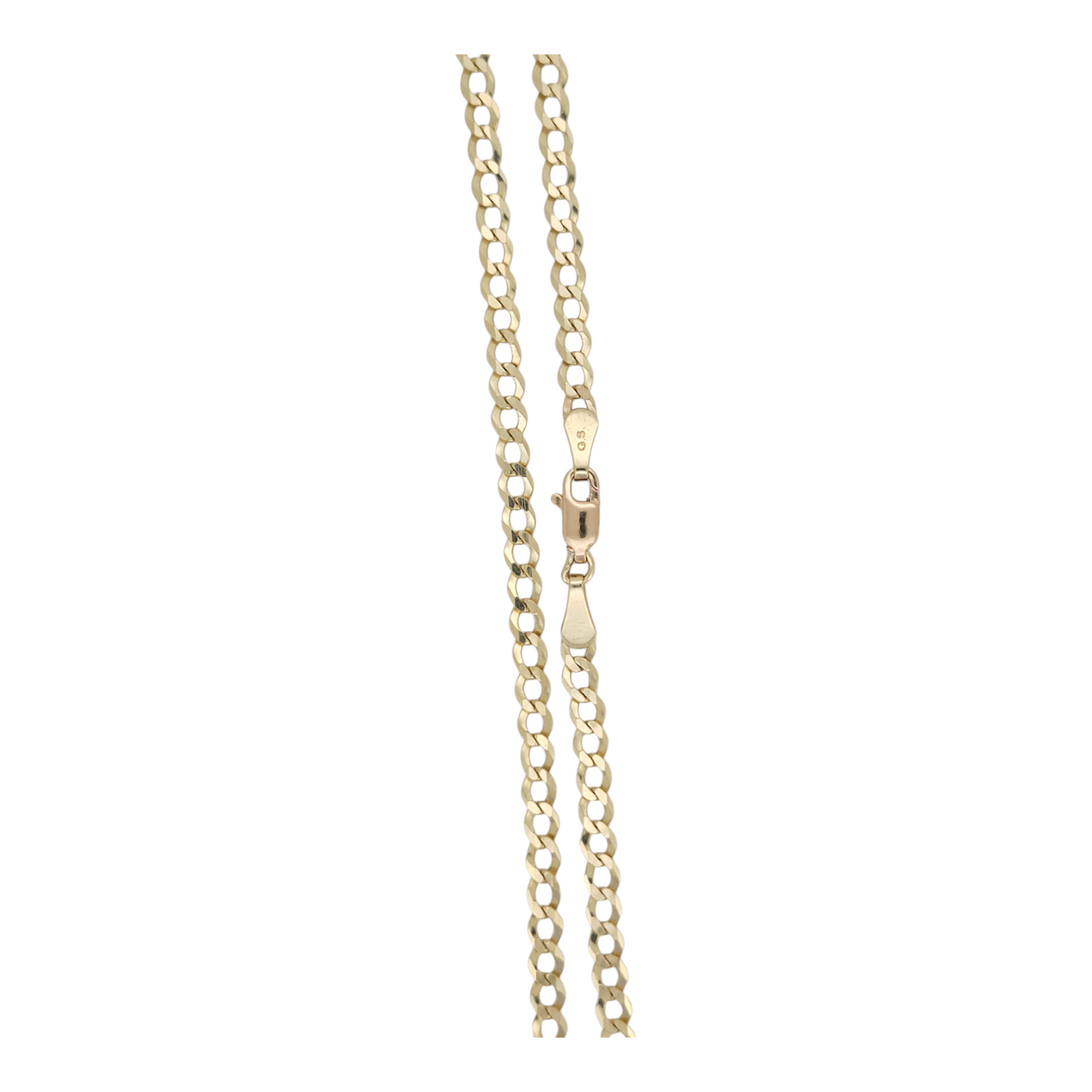 Solid Cuban chain 10K. 24in . 4mm.