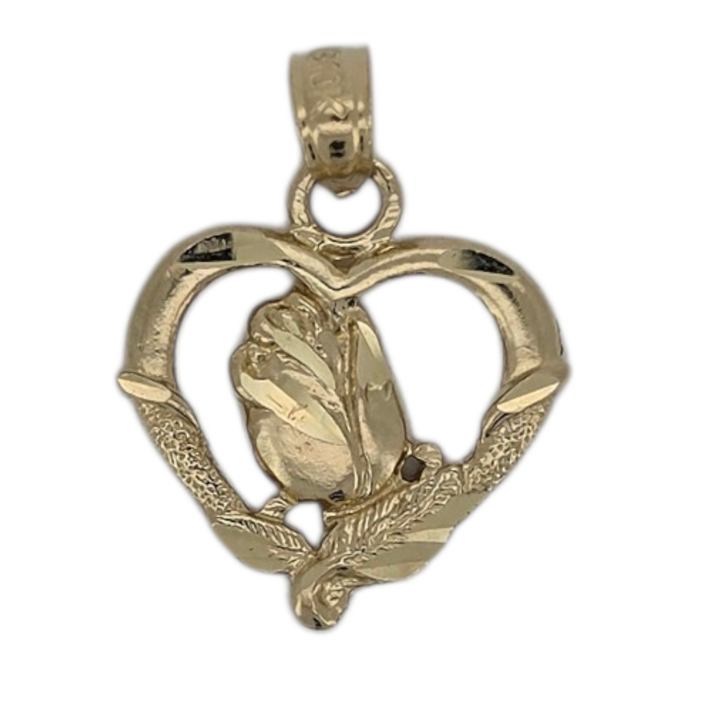 10k Gold Heart Pendant