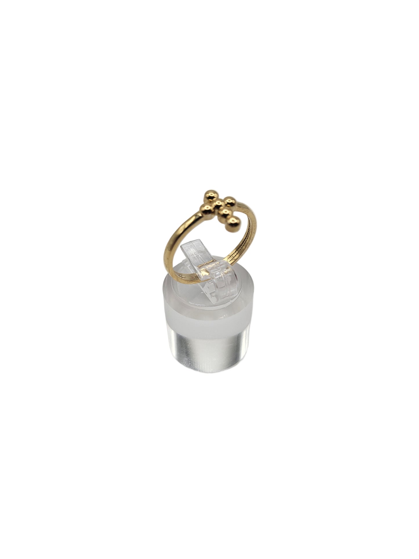 10K gold ring. Cross. Size 8