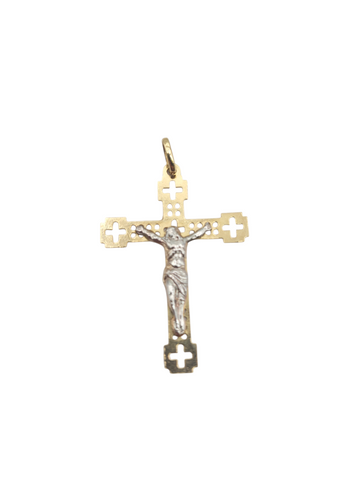 10K gold pendant. Jesus Christ