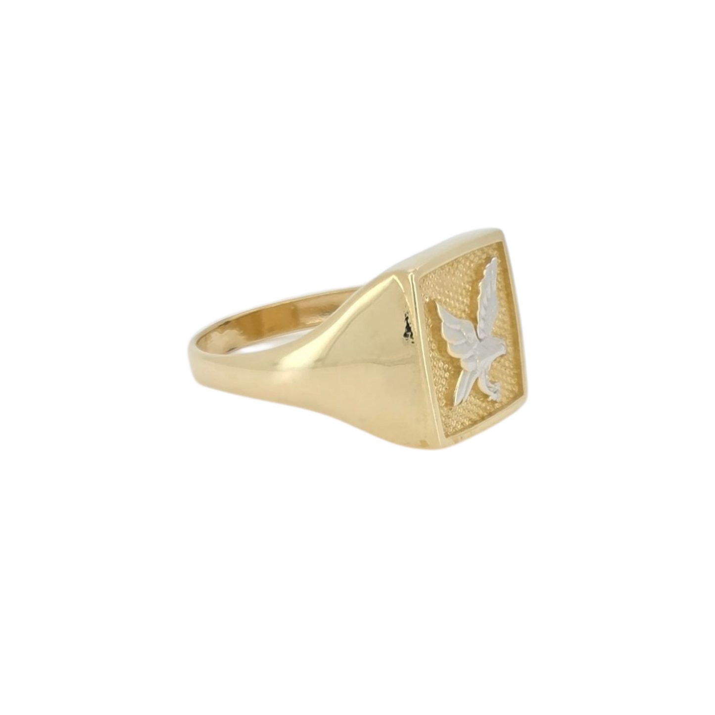 10K Gold Ring Eagle. Size 10.5