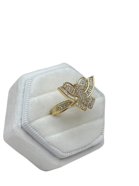 14k dragonfly ring size 7