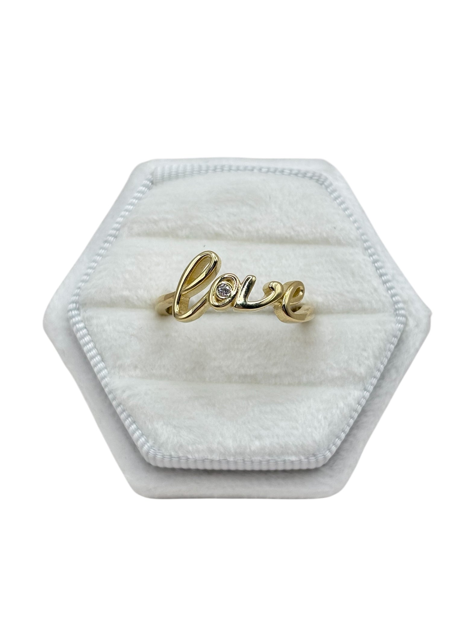 10k love ring size 8