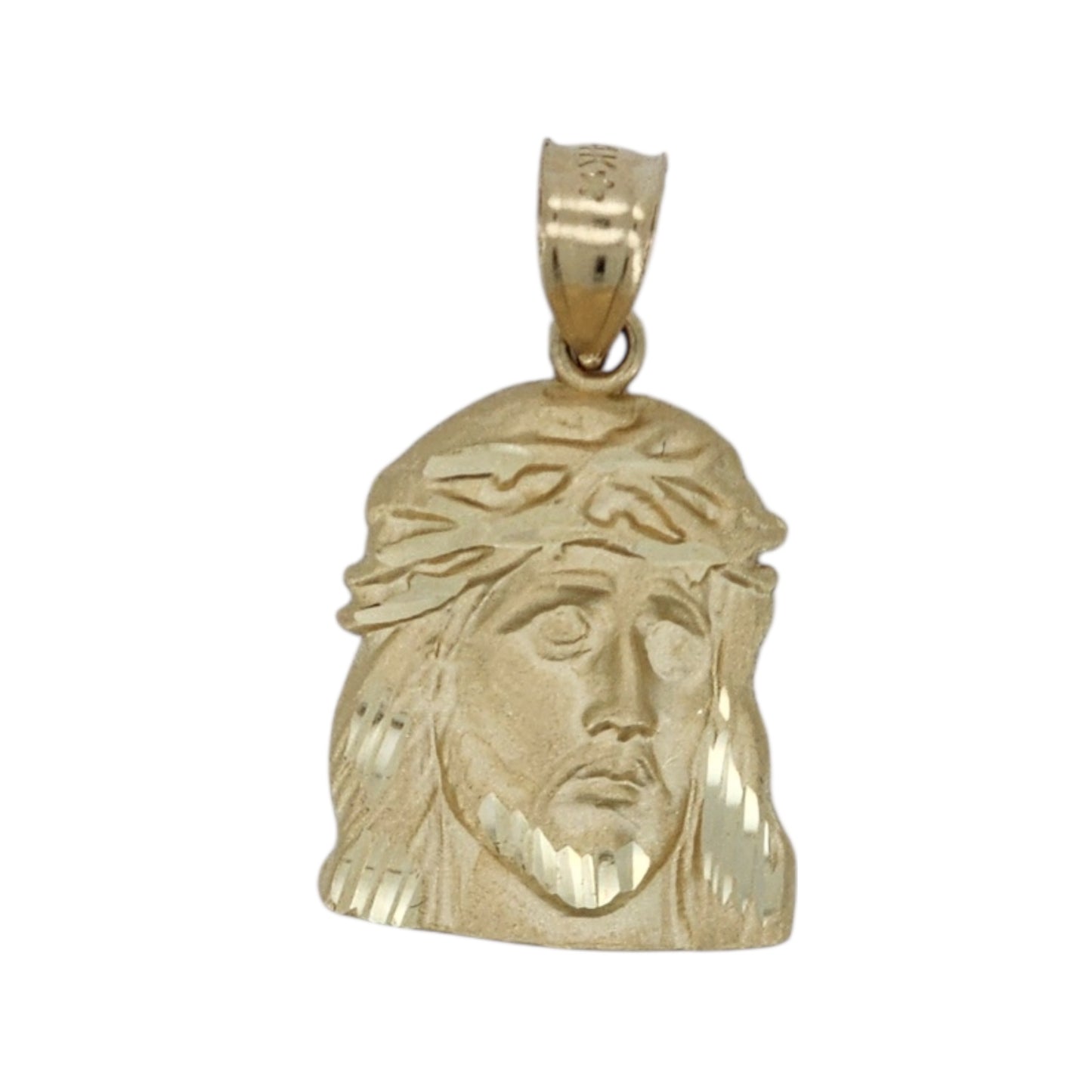 14k Gold Jesus Pendant