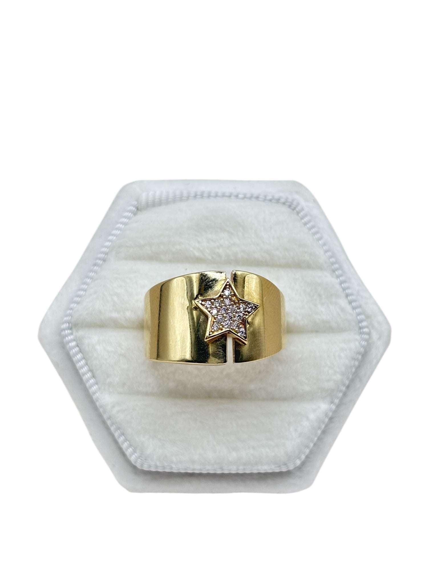 14k star ring size 7