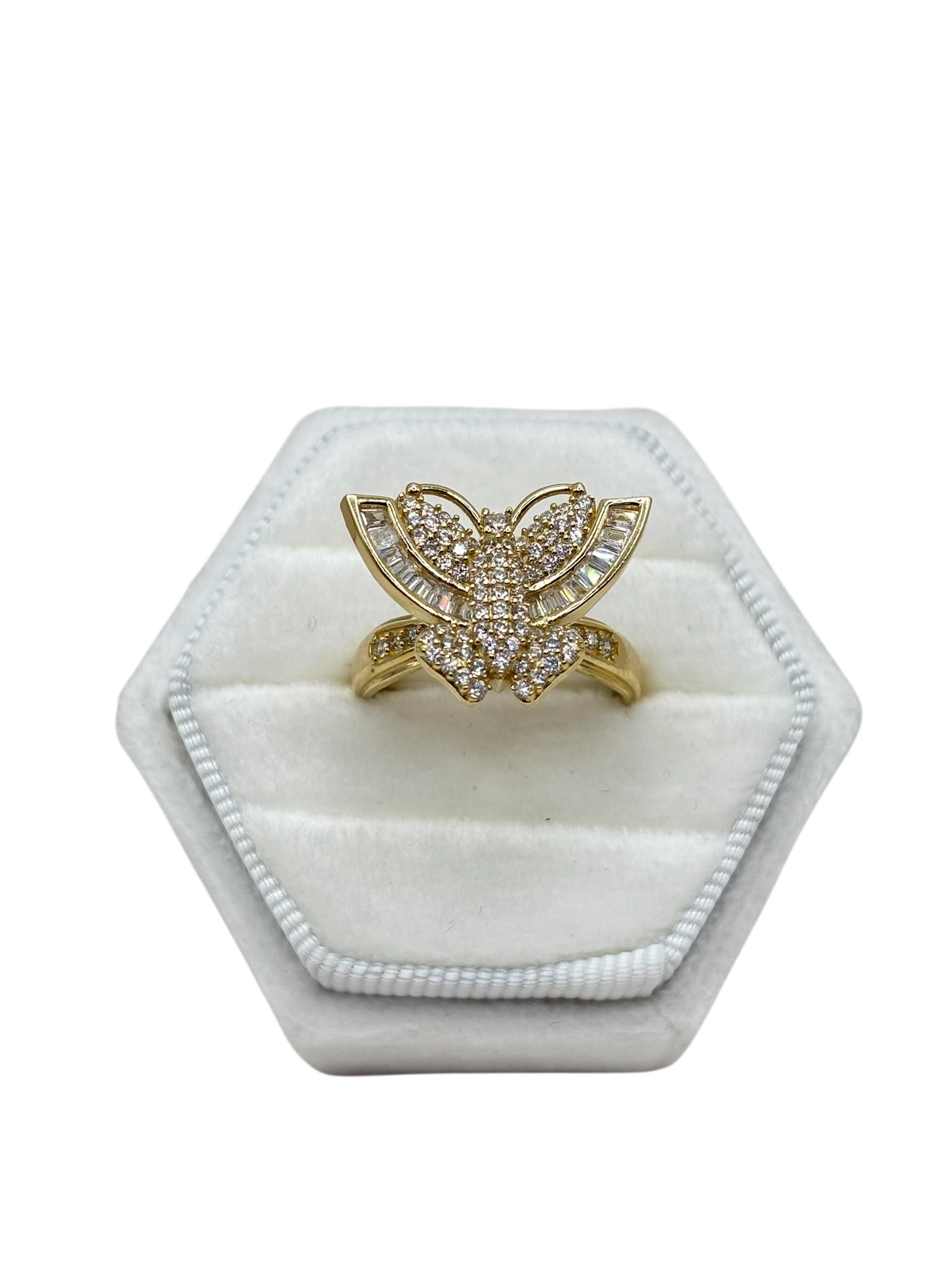 14k dragonfly ring size 7