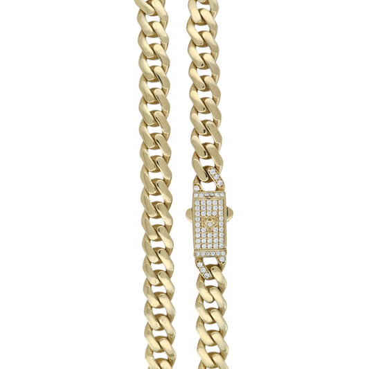 10k Gold Cuban Chain 24in 7.2mm