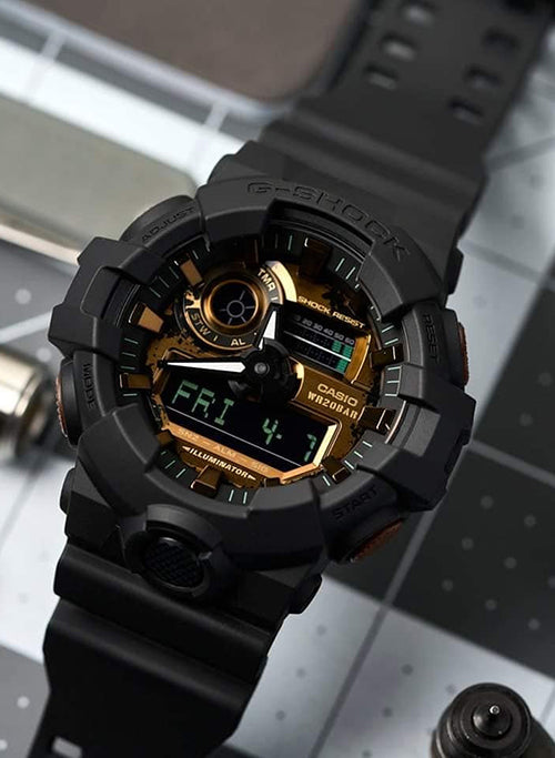 Casio GA700RC-1A men's watch . 1 year free insurance