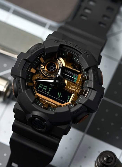 Casio GA700RC-1A men's watch . 1 year free insurance