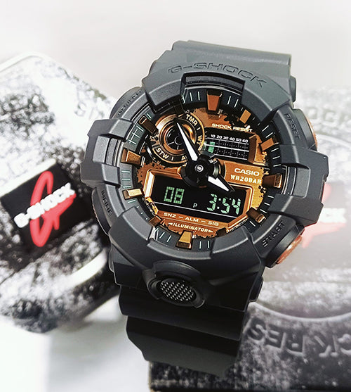 Casio GA700RC-1A men's watch . 1 year free insurance