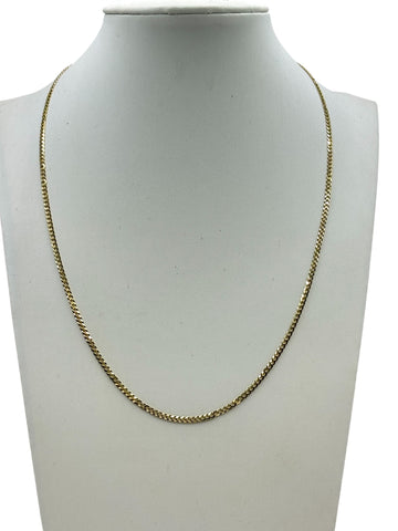 14k gold Cuban chain 16in 1.8mm